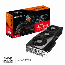 Tarjeta De Video Gigabyte Radeon Rx 7600 Gaming Oc 8g, 8 Gb, 128 Bit, Gddr6, 2355 Mhz, 7680 X 4320 Pixeles, Pci Express 4.0, 2x Hdmi, 2x Displayports